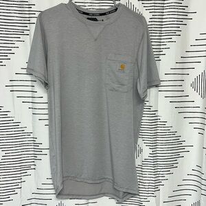 Carhartt force shirt. Gray size small. Relaxed fit